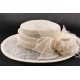 Chapeau mariée Suzie en sisal Ecru ANCIENNES COLLECTIONS divers