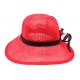 Chapeau Mariage Rouge et Noir Loly ANCIENNES COLLECTIONS divers