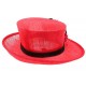 Chapeau Mariage Rouge et Noir Livia Leon Montane ANCIENNES COLLECTIONS divers