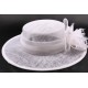 Chapeau mariée Lola en sisal blanchi ANCIENNES COLLECTIONS divers