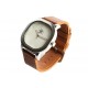 montre homme carre bracelet cuir marron Eleox ANCIENNES COLLECTIONS divers