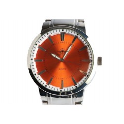 Montre homme orange acier argent Michael John ANCIENNES COLLECTIONS divers