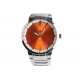 Montre homme orange acier argent Michael John ANCIENNES COLLECTIONS divers