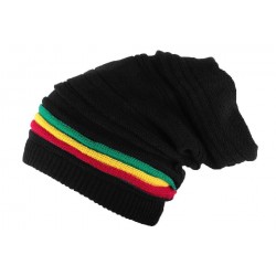 Bonnet Rasta Tube noir Jaïca Leon Montane BONNETS Léon montane