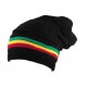 Bonnet Rasta Tube noir Jaïca Leon Montane BONNETS Léon montane