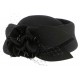 Chapeau bibi noir femme en feutre Kate Léon Montane ANCIENNES COLLECTIONS divers