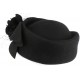 Chapeau bibi noir femme en feutre Kate Léon Montane ANCIENNES COLLECTIONS divers