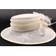 Chapeau mariée Arya en sisal écru ANCIENNES COLLECTIONS divers