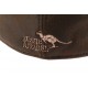 Casquette cuir marron suedine Dooker Aussie Apparel CASQUETTES Aussie Apparel