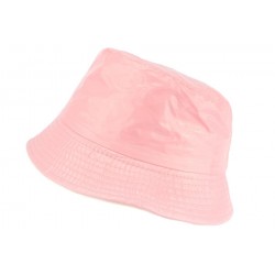 Chapeau pluie Rose Bonbon Maud Nyls Création chapeau pluie Nyls Création