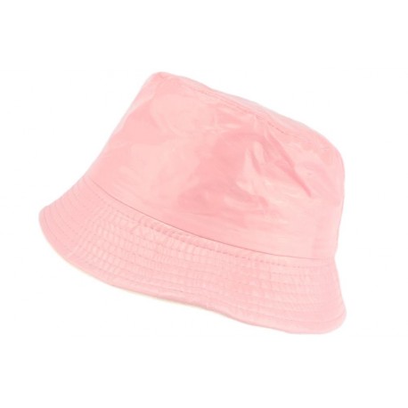 Chapeau pluie Rose Bonbon Maud Nyls Création chapeau pluie Nyls Création