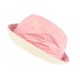 Chapeau pluie Rose Bonbon Maud Nyls Création chapeau pluie Nyls Création