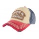 Casquette Von Dutch Rouge et Bleu Dylan Motorcycles CASQUETTES VON DUTCH