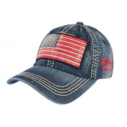 Casquette Von Dutch Denim bleu Walton USA ANCIENNES COLLECTIONS divers