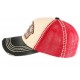 Casquette Von Dutch Rouge et Noire Dylan Motorcycles CASQUETTES VON DUTCH