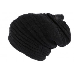 Bonnet Tube noir uni Jaica Rasta Nyls Création BONNETS Nyls Création