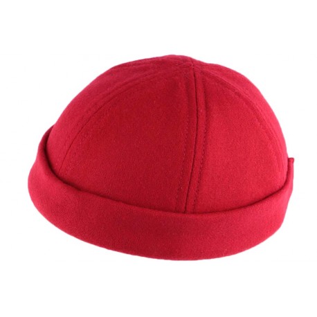 Bonnet Docker Rouge laine Léon Montane BONNETS Léon montane