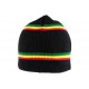 Bonnet court Rasta noir Nyls Création BONNETS Nyls Création