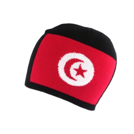 Bonnet Turquie Noir et Rouge Nyls Création BONNETS Nyls Création