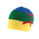 Bonnet Berbère bleu vert et Jaune BONNETS Nyls Création