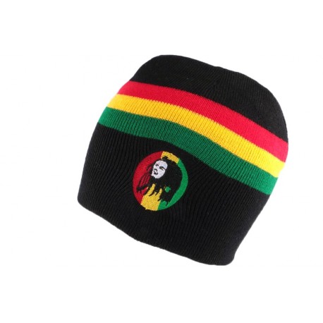 Bonnet Court Rasta noir Bob Marley ANCIENNES COLLECTIONS divers