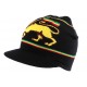 Bonnet Casquette Rasta noir avec Lion BONNETS Nyls Création