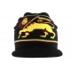 Bonnet Casquette Rasta noir avec Lion BONNETS Nyls Création