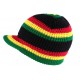 Bonnet Casquette Rasta noir et Jamaique BONNETS Nyls Création