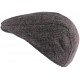 Casquette plate grise en laine Burglar CASQUETTES Nyls Création