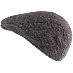 Casquette plate grise en laine Burglar CASQUETTES Nyls Création