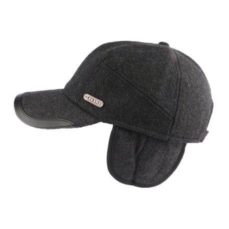 Casquette baseball cache oreille grise Nelston CASQUETTES Léon montane