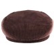 Casquette Velours marron Creation Francaise CASQUETTES Léon montane