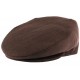 Casquette Plate Marron en laine Création Française CASQUETTES Léon montane