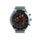 Montre chronographe bleue bracelet cuir Kalex Mini Focus ANCIENNES COLLECTIONS divers