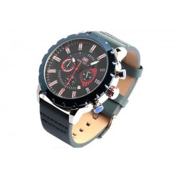 Montre chronographe bleue bracelet cuir Kalex Mini Focus ANCIENNES COLLECTIONS divers