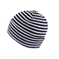 Bonnet Marin Bleu Marine et Blanc ANCIENNES COLLECTIONS divers