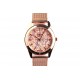 Montre doree femme paillettes roses maille milanaise Nymphea ANCIENNES COLLECTIONS divers