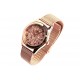 Montre doree femme paillettes roses maille milanaise Nymphea ANCIENNES COLLECTIONS divers