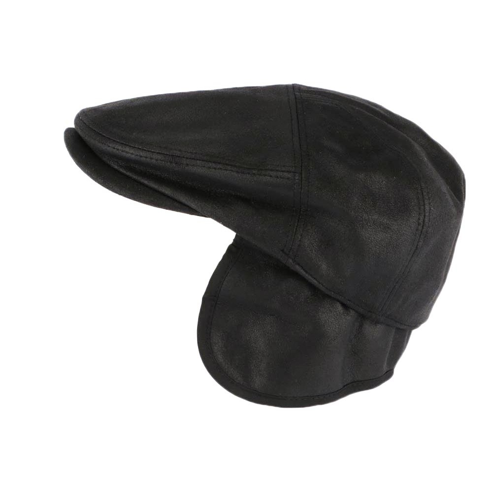 Casquette armee cache oreille noire, casquette chasse homme livré 48h