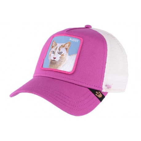 Casquette Goorin Pussy rose fuchsia ANCIENNES COLLECTIONS divers