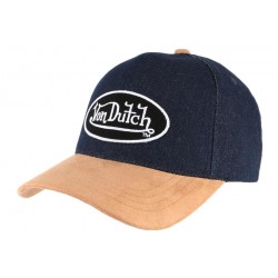 Casquette Von Dutch bleu denim et sable Shane ANCIENNES COLLECTIONS divers