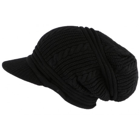 Bonnet Casquette Rasta Noir Kifty Nyls Création BONNETS Nyls Création