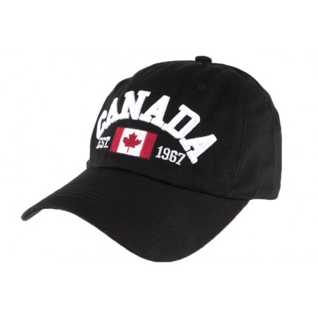 Casquette baseball Canada noire en coton ANCIENNES COLLECTIONS divers