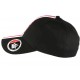 Casquette baseball noire et rouge Serpent ANCIENNES COLLECTIONS divers