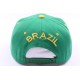 Casquette Snapback Brésil Verte et jaune, Equipe Brazil ANCIENNES COLLECTIONS divers