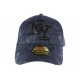 Casquette NY bleu marine fleurie Fashion ANCIENNES COLLECTIONS divers