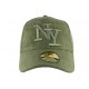 Casquette baseball NY verte effet daim Stally ANCIENNES COLLECTIONS divers