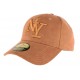 Casquette Baseball NY Marron façon daim Stally ANCIENNES COLLECTIONS divers