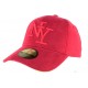 Casquette Baseball NY Rouge façon daim Stally ANCIENNES COLLECTIONS divers