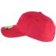 Casquette Baseball NY Rouge façon daim Stally ANCIENNES COLLECTIONS divers